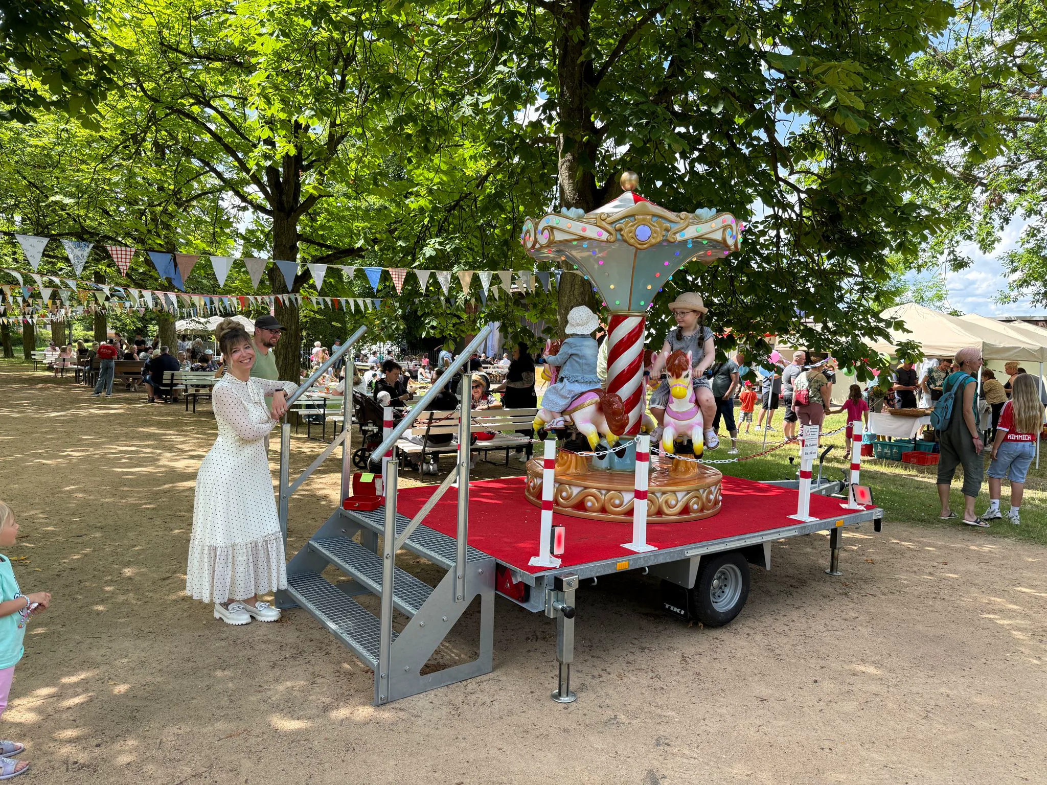 Kindertag im Irrgarten im Gutspark Altjeßnitz, Foto 1