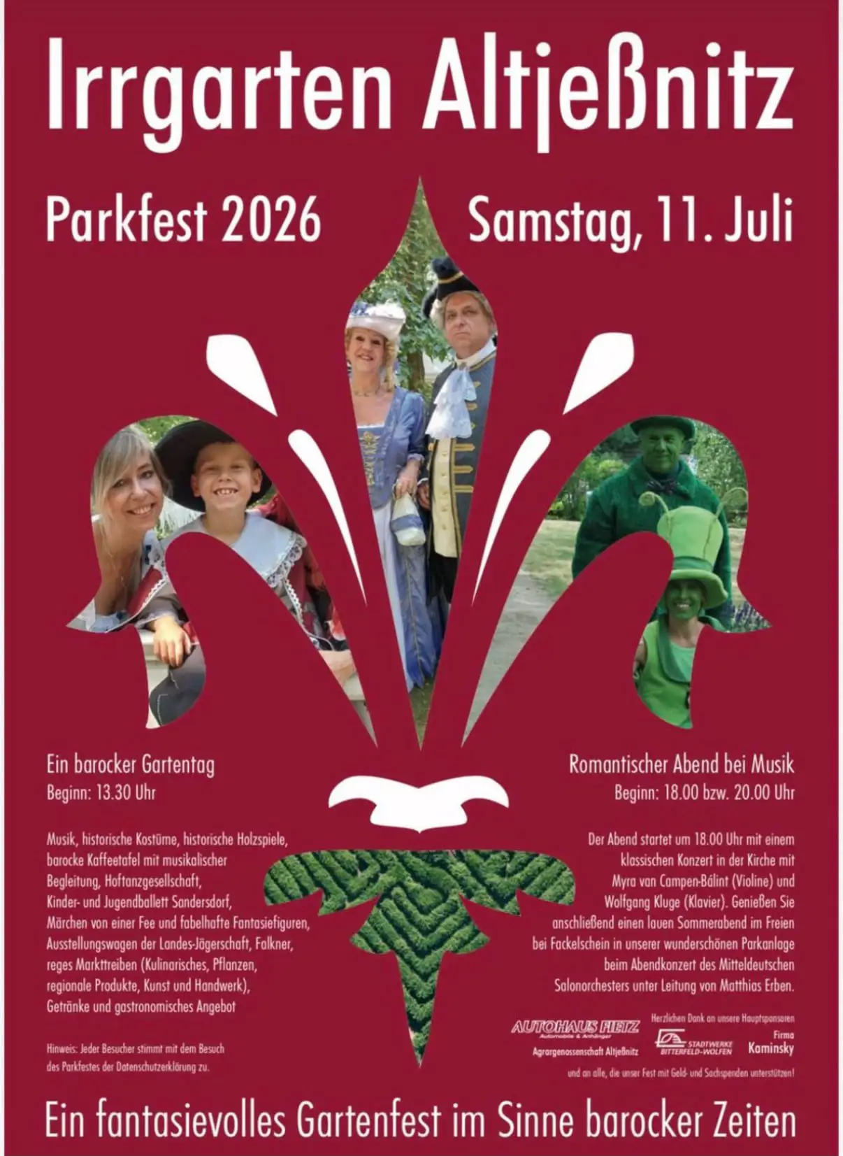 Parkfest · Barocker Gartentag im Gutspark Altjeßnitz, Foto 1